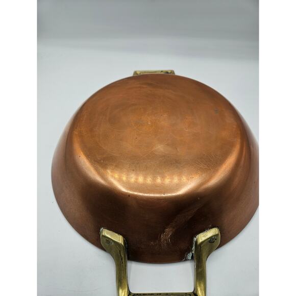 Paul Revere Limited Edition Round 10.5" Au Gratin Pan Copper and Stainless Steel - Picture 11 of 11